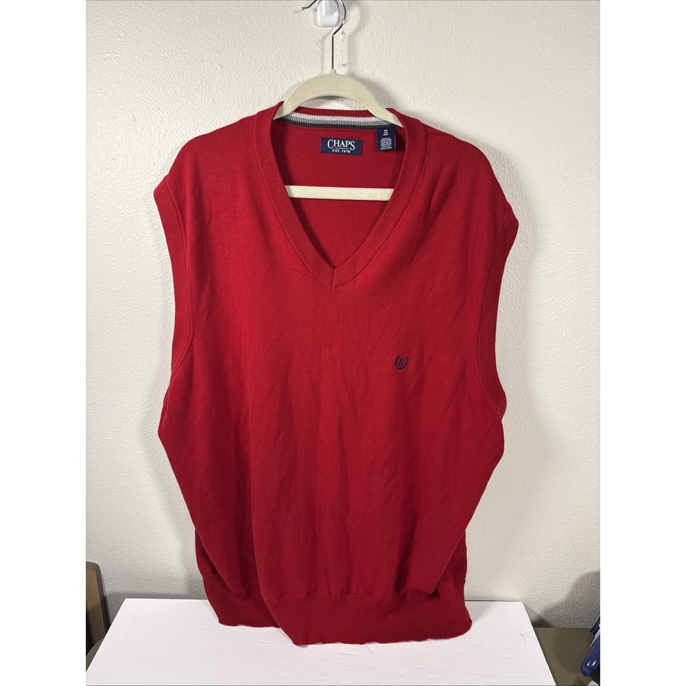 Ralph Lauren Europe Chaps Men's Sweater Vest Size 3XLB T1